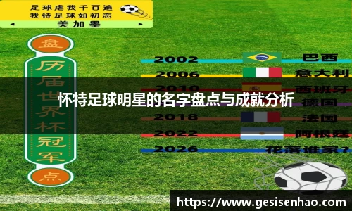 怀特足球明星的名字盘点与成就分析